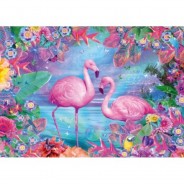 Preisvergleich für Puzzle: Puzzle 500 Teile Flamingos