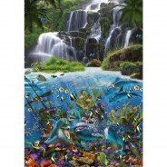 Preisvergleich für Puzzle: Schmidt Spiele John Enright - Waterfall 1000 Teile Puzzle Schmidt-Spiele-59684