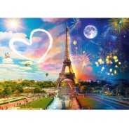 Preisvergleich für Puzzle: Schmidt Spiele Paris Day and Night 2000 Teile Puzzle Schmidt-Spiele-58941