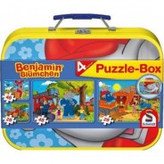 Preisvergleich für Puzzle: Schmidt Spiele Puzzle-Box im Metallkoffer 26 Teile Puzzle Schmidt-Spiele-55594