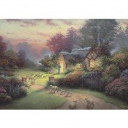 Preisvergleich für Puzzle: Schmidt Spiele Thomas Kinkade, Spirit, Cottage des Guten Hirten 1000 Teile Puzzle Schmidt-Spiele-59678