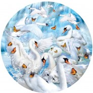 Preisvergleich für Puzzle: SunsOut Lori Schory - Swan Waterfall 1000 Teile Puzzle Sunsout-35134