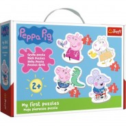Preisvergleich für Puzzle: Trefl 4 Puzzles - Baby Puzzle - Peppa Pig 3 Teile Puzzle Trefl-36086