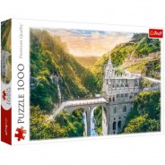 Preisvergleich für Puzzle: Trefl Las Lajas Sanctuary - Colombia 1000 Teile Puzzle Trefl-10724