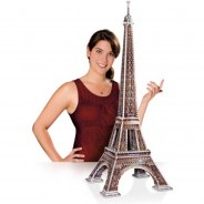 Preisvergleich für Puzzle: Wrebbit 3D 3D Puzzle - Paris: Eiffelturm 816 Teile Puzzle Wrebbit-3D-2009