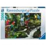 Preisvergleich für Puzzle: Bunte Papageien im Dschungel