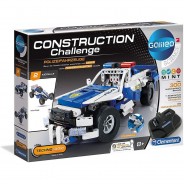 Preisvergleich für Kinderelektronik: Clementoni Construction Challenge - Polizeifahrzeuge bunt
