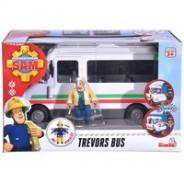 Preisvergleich für Autos: Feuerwehrmann Sam Trevors Bus mit Figur