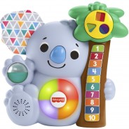 Preisvergleich für Babyspielzeug: Fisher-Price BlinkiLinkis Koala, Baby-Spielzeug mit Musik, Lernspielzeug mehrfarbig