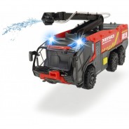 Preisvergleich für Autos: Dickie Toys SOS Feuerwehrauto "Flughafenfeuerwehr", Licht & Sound, rot