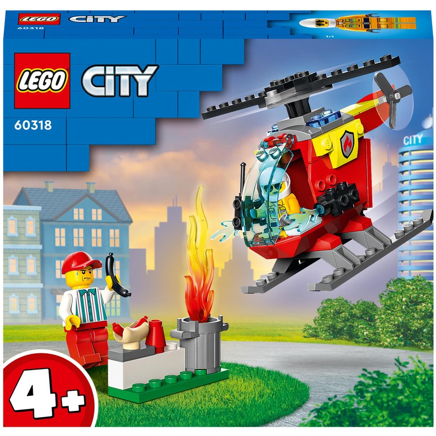 Konstruktionsspielzeug LEGO® City 60318 Feuerwehrhubschrauber im Preisvergleich