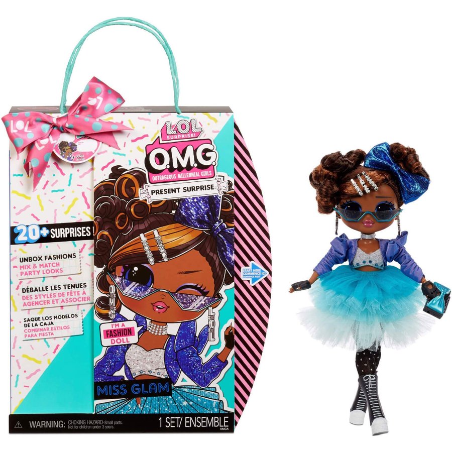 Sammel & Spielfiguren L.O.L. Surprise OMG Birthday Doll - Miss Glam türkis im Preisvergleich