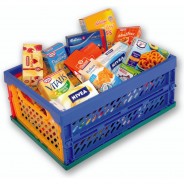 Preisvergleich für Küche & Kaufladen: mini Klapp Box, gefüllt als Einkaufskorb