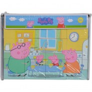 Preisvergleich für Puzzle: Peppa Pig Würfelpuzzle, 12 Teile