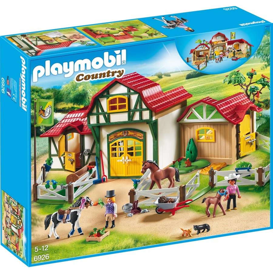 Spiele PLAYMOBIL® Country - Großer Reiterhof 6926 im Preisvergleich