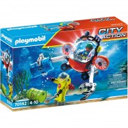 Preisvergleich für Spiele: PLAYMOBIL® City Action - Seenot: Umwelteinsatz mit Tauchboot 70142