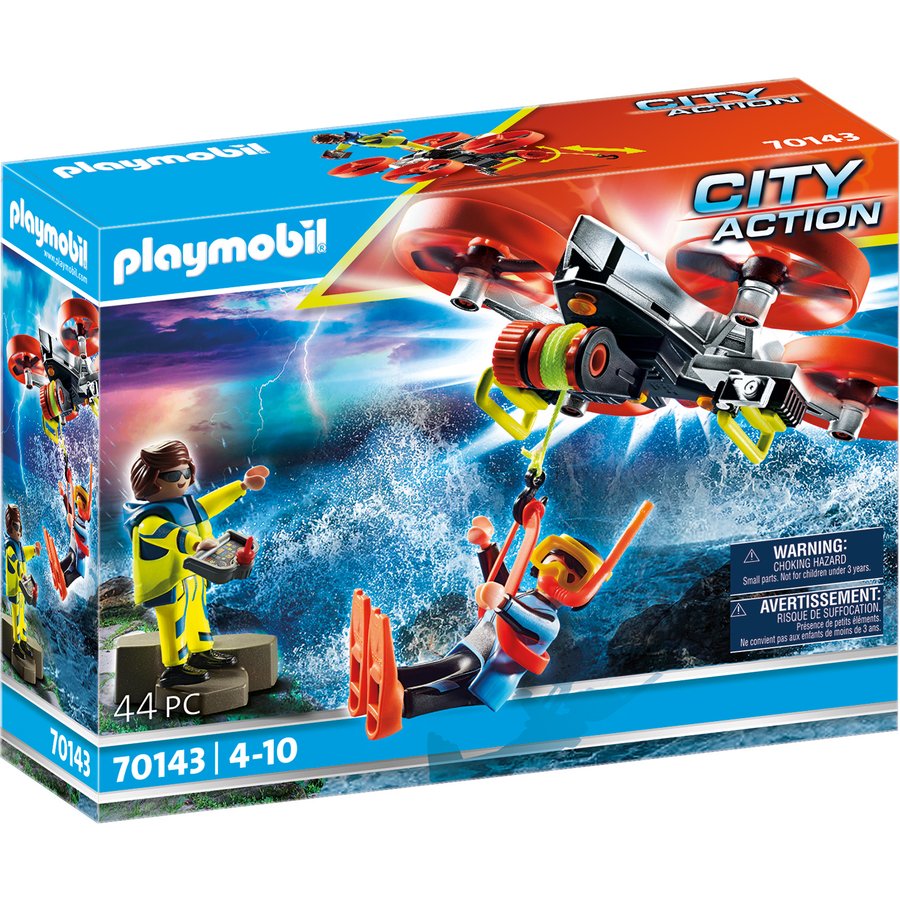 Spiele PLAYMOBIL® City Action - Seenot: Taucher-Bergung mit Rettungsdrohne 70143 im Preisvergleich