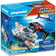Preisvergleich für Spiele: PLAYMOBIL® City Action - 70145 Tauchscooter im Rettungseinsatz