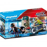 Preisvergleich für Sammel & Spielfiguren: PLAYMOBIL® 70572 Polizei-Motorrad: Verfolgung des Geldräubers