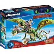 Preisvergleich für Spiele: PLAYMOBIL® Dragons - Dragon Racing: Raffnuss und Taffnuss mit Kotz Würg 70730