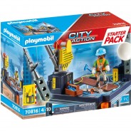 Preisvergleich für Spiele: PLAYMOBIL® City Action - Starter Pack-Baustelle mit Seilwinde 70816
