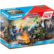 Preisvergleich für Sammel & Spielfiguren: PLAYMOBIL® 70817 Starter Pack Polizei: Gefahrentraining