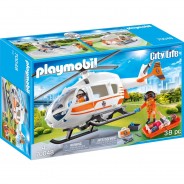 Preisvergleich für Spiele: PLAYMOBIL® City Life - Rettungshelikopter 70048