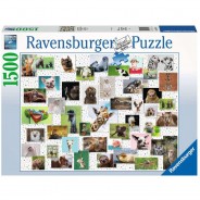 Preisvergleich für Puzzle: Funny Animals Collage