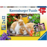 Preisvergleich für Spielzeug: Ravensburger Puzzle Kleine Kuschelzeit 2x12T