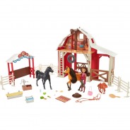 Preisvergleich für Puppen & Zubehör: Mattel Spirit Untamed Puppen-Set "Deluxe Reiterhof", mit Lucky +